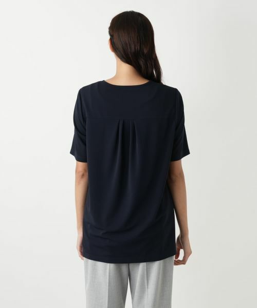 Leilian PLUS HOUSE / レリアンプラスハウス カットソー | プリント切替カットソー【プラス企画】 | 詳細9