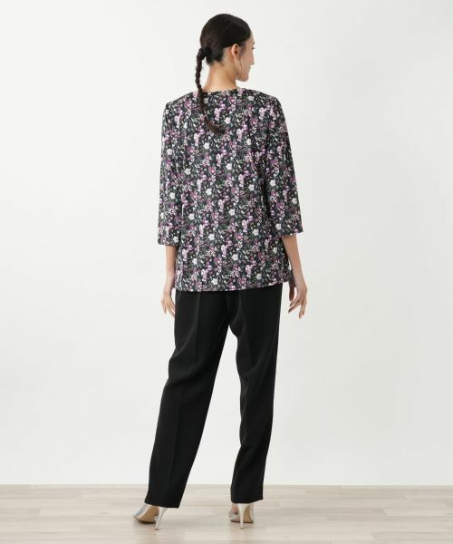 Leilian PLUS HOUSE / レリアンプラスハウス カットソー | 花柄カットソー【プラス企画】 | 詳細3