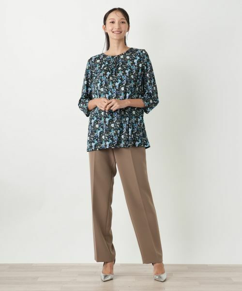 Leilian PLUS HOUSE / レリアンプラスハウス カットソー | 花柄カットソー【プラス企画】 | 詳細4