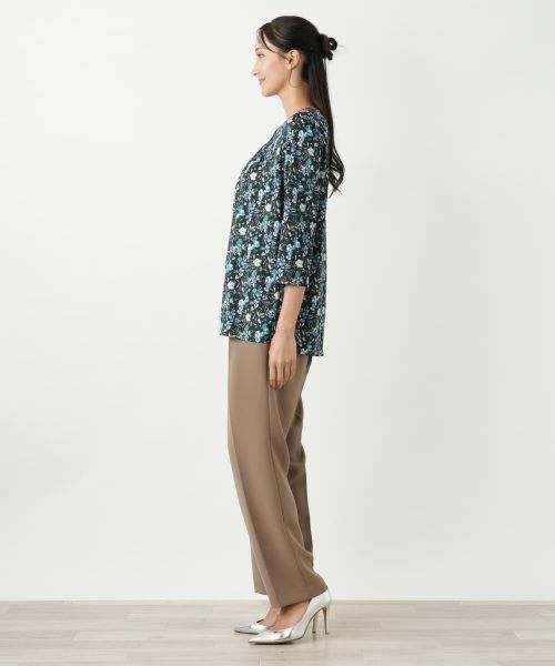 Leilian PLUS HOUSE / レリアンプラスハウス カットソー | 花柄カットソー【プラス企画】 | 詳細5