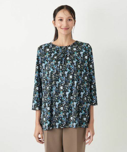 Leilian PLUS HOUSE / レリアンプラスハウス カットソー | 花柄カットソー【プラス企画】 | 詳細7