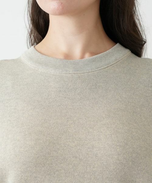 Leilian PLUS HOUSE / レリアンプラスハウス ニット・セーター | ラメフレンチスリーブニット【プラス企画】 | 詳細10