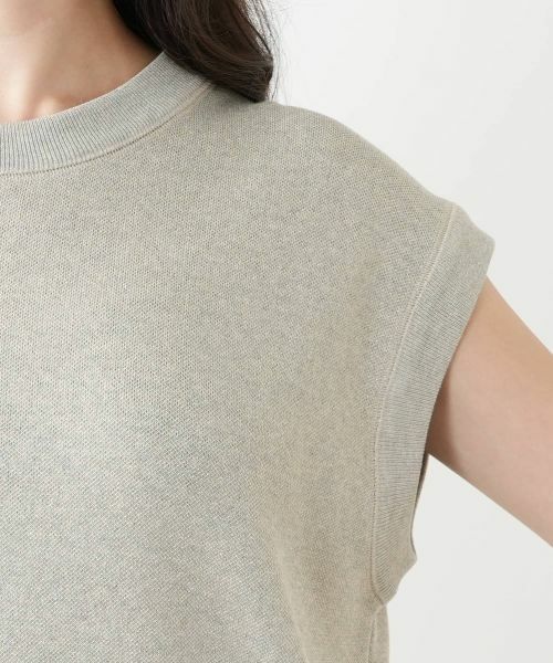 Leilian PLUS HOUSE / レリアンプラスハウス ニット・セーター | ラメフレンチスリーブニット【プラス企画】 | 詳細12