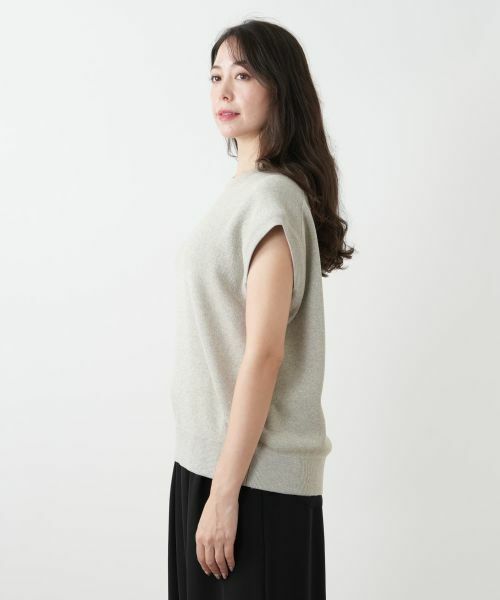 Leilian PLUS HOUSE / レリアンプラスハウス ニット・セーター | ラメフレンチスリーブニット【プラス企画】 | 詳細8