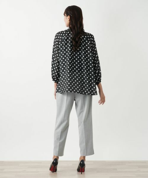 Leilian PLUS HOUSE / レリアンプラスハウス シャツ・ブラウス | ドットボウタイブラウス【プラス企画】 | 詳細3