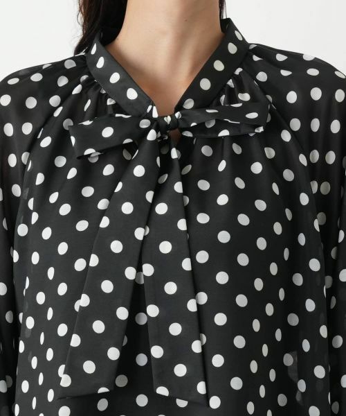 Leilian PLUS HOUSE / レリアンプラスハウス シャツ・ブラウス | ドットボウタイブラウス【プラス企画】 | 詳細7
