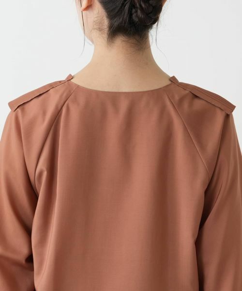 Leilian PLUS HOUSE / レリアンプラスハウス シャツ・ブラウス | プリーツデザイン半袖ブラウス【BOURGE】 | 詳細11