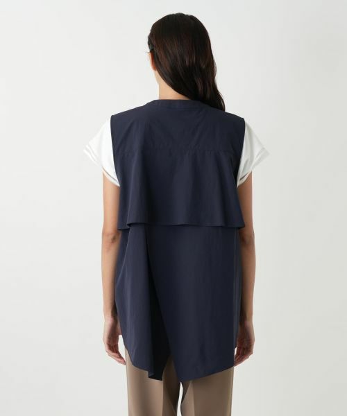 Leilian PLUS HOUSE / レリアンプラスハウス テーラードジャケット | アシンメトリーバックスリットベスト【Leilian WHITE LABEL】 | 詳細6