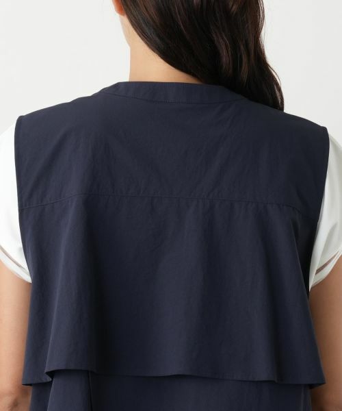 Leilian PLUS HOUSE / レリアンプラスハウス テーラードジャケット | アシンメトリーバックスリットベスト【Leilian WHITE LABEL】 | 詳細8