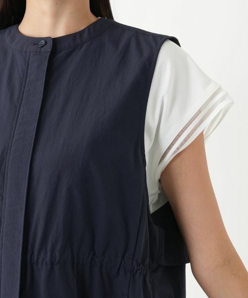 Leilian PLUS HOUSE / レリアンプラスハウス テーラードジャケット | アシンメトリーバックスリットベスト【Leilian WHITE LABEL】 | 詳細9