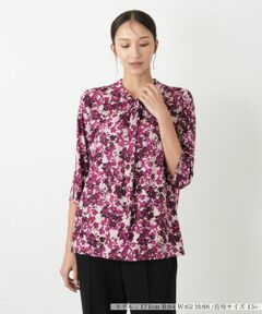 Leilian PLUS HOUSE / レリアンプラスハウス カットソー | 花柄カットソー【Leilian WHITE LABEL】