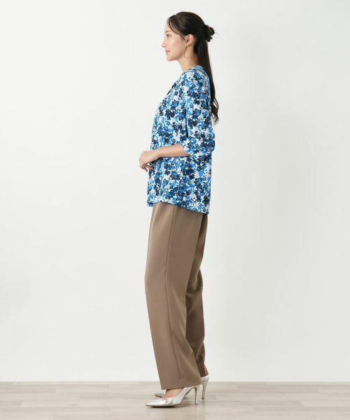 Leilian PLUS HOUSE / レリアンプラスハウス カットソー | 花柄カットソー【Leilian WHITE LABEL】 | 詳細2