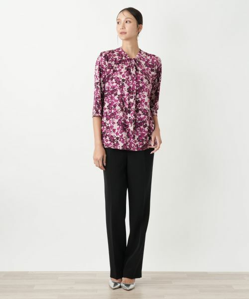 Leilian PLUS HOUSE / レリアンプラスハウス カットソー | 花柄カットソー【Leilian WHITE LABEL】 | 詳細4