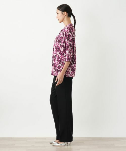 Leilian PLUS HOUSE / レリアンプラスハウス カットソー | 花柄カットソー【Leilian WHITE LABEL】 | 詳細5