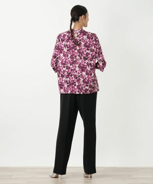 Leilian PLUS HOUSE / レリアンプラスハウス カットソー | 花柄カットソー【Leilian WHITE LABEL】 | 詳細6