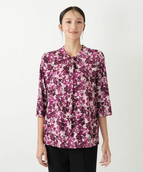 Leilian PLUS HOUSE / レリアンプラスハウス カットソー | 花柄カットソー【Leilian WHITE LABEL】 | 詳細7