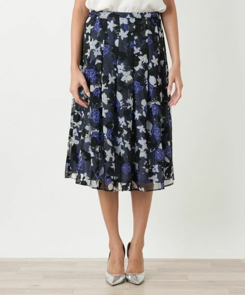 Leilian PLUS HOUSE / レリアンプラスハウス セットアップ | 花柄ブラウススーツ【Leilian WHITE LABEL】 | 詳細15