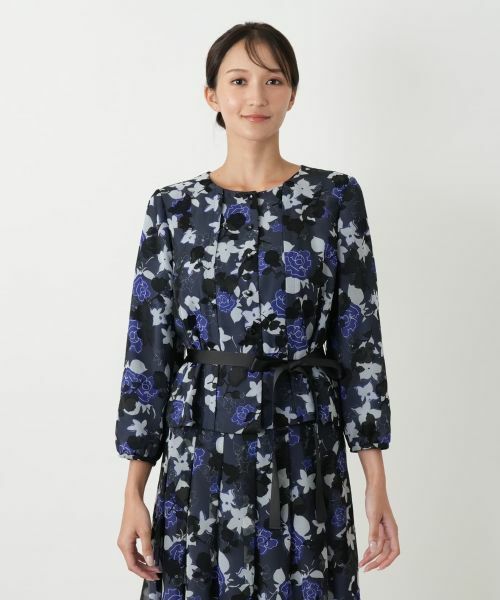 Leilian PLUS HOUSE / レリアンプラスハウス セットアップ | 花柄ブラウススーツ【Leilian WHITE LABEL】 | 詳細5