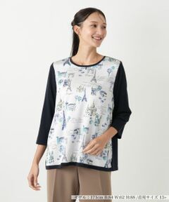F396 美品 XL 13+ レリアン プラスハウス リバーシブル レディース ジャケット【L JEANS】 | Leilian plus house (Women