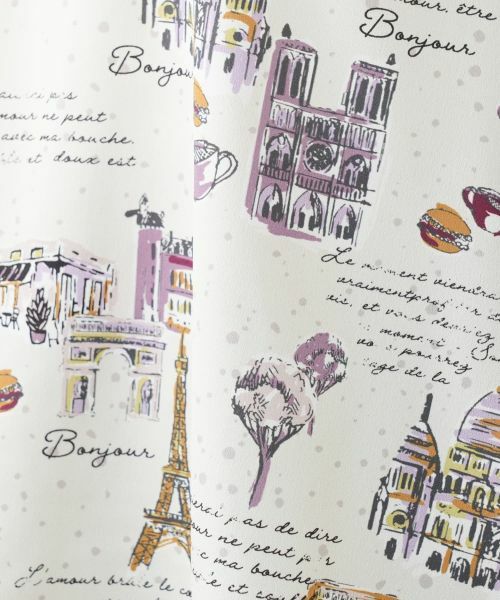 Leilian PLUS HOUSE / レリアンプラスハウス ニット・セーター | プリント切替七分袖ニットプルオーバー【Leilian WHITE LABEL】 | 詳細14