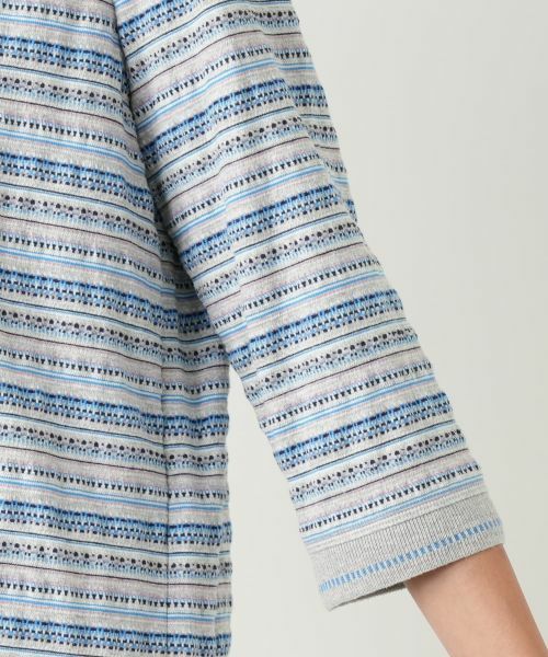 Leilian PLUS HOUSE / レリアンプラスハウス Tシャツ | 7分袖Tシャツ【Leilian WHITE LABEL】 | 詳細12