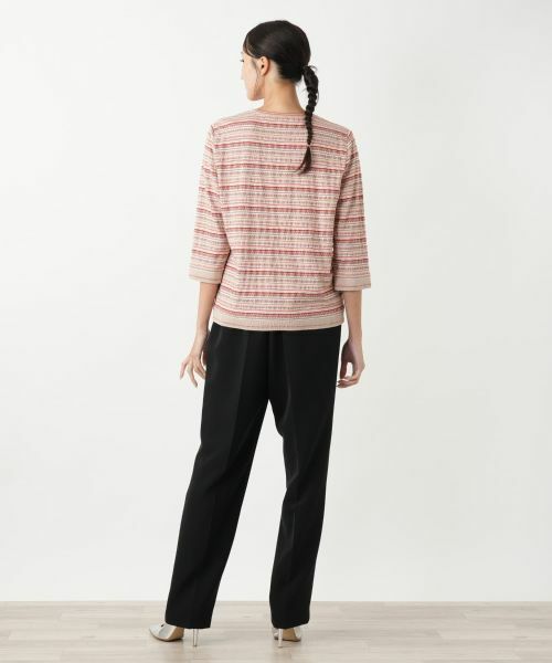 Leilian PLUS HOUSE / レリアンプラスハウス Tシャツ | 7分袖Tシャツ【Leilian WHITE LABEL】 | 詳細3