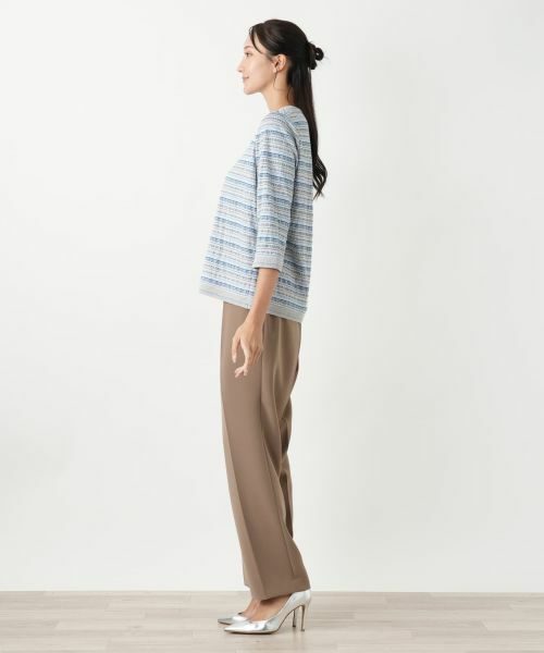 Leilian PLUS HOUSE / レリアンプラスハウス Tシャツ | 7分袖Tシャツ【Leilian WHITE LABEL】 | 詳細5