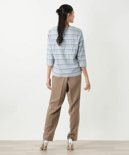 Leilian PLUS HOUSE / レリアンプラスハウス Tシャツ | 7分袖Tシャツ【Leilian WHITE LABEL】 | 詳細6