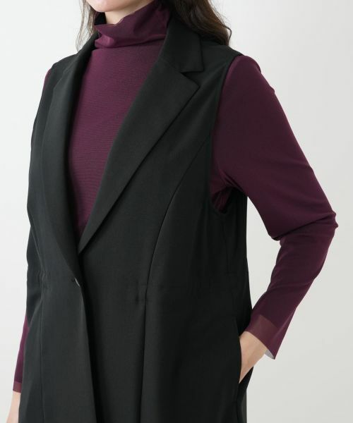 Leilian PLUS HOUSE / レリアンプラスハウス テーラードジャケット | ラペルドロングベスト【プラス企画】 | 詳細13