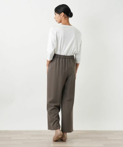 Leilian PLUS HOUSE / レリアンプラスハウス その他パンツ | ストレートワイドパンツ【プラス企画】 | 詳細6