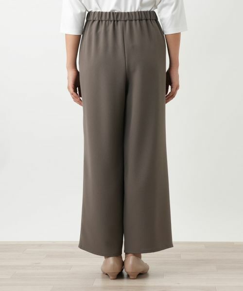 Leilian PLUS HOUSE / レリアンプラスハウス その他パンツ | ストレートワイドパンツ【プラス企画】 | 詳細9