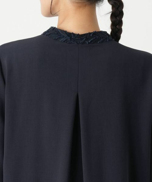 Leilian PLUS HOUSE / レリアンプラスハウス シャツ・ブラウス | スタンドカラー羽織ブラウス【プラス企画】 | 詳細11