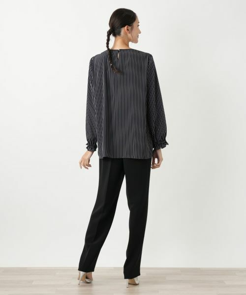 Leilian PLUS HOUSE / レリアンプラスハウス シャツ・ブラウス | ストライプブラウス【プラス企画】 | 詳細3