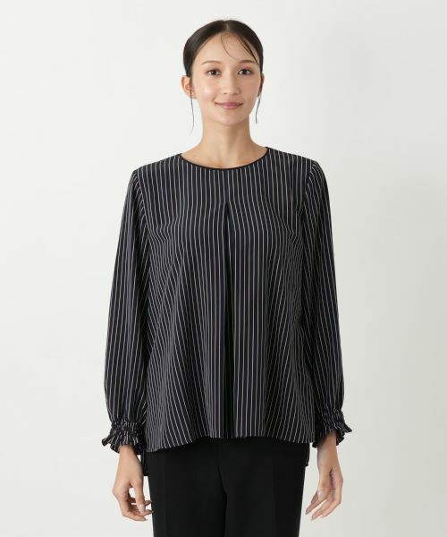 Leilian PLUS HOUSE / レリアンプラスハウス シャツ・ブラウス | ストライプブラウス【プラス企画】 | 詳細4
