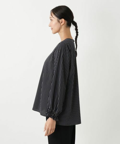 Leilian PLUS HOUSE / レリアンプラスハウス シャツ・ブラウス | ストライプブラウス【プラス企画】 | 詳細5
