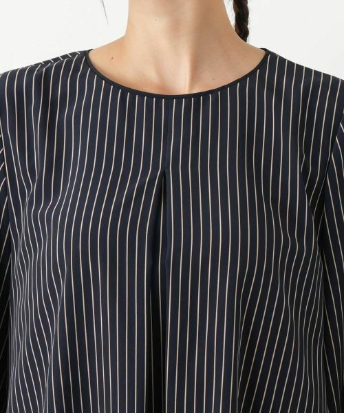 Leilian PLUS HOUSE / レリアンプラスハウス シャツ・ブラウス | ストライプブラウス【プラス企画】 | 詳細7