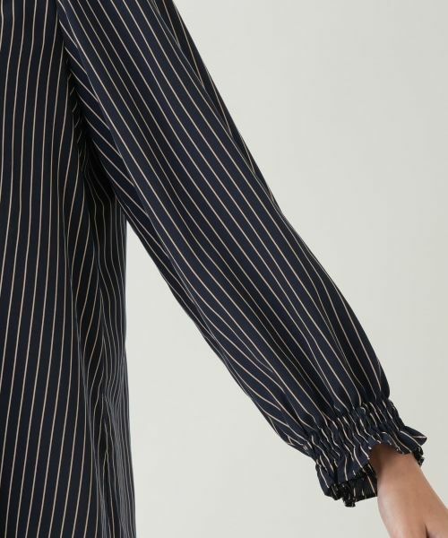 Leilian PLUS HOUSE / レリアンプラスハウス シャツ・ブラウス | ストライプブラウス【プラス企画】 | 詳細9