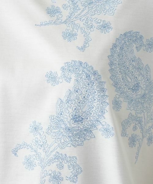 Leilian PLUS HOUSE / レリアンプラスハウス Tシャツ | ペイズリー刺繍カットソー【ROCHAS Premiere】 | 詳細17