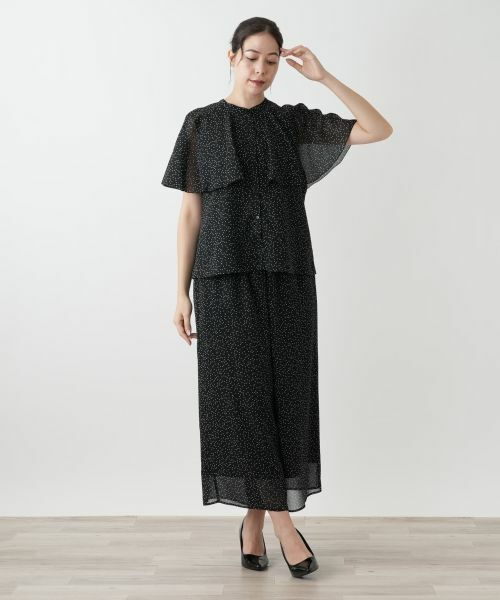 Leilian PLUS HOUSE / レリアンプラスハウス シャツ・ブラウス | ドットレイヤードブラウス【BOURGE】 | 詳細1