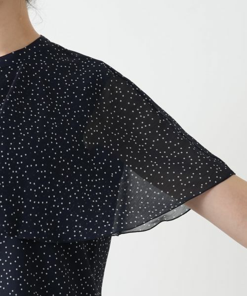 Leilian PLUS HOUSE / レリアンプラスハウス シャツ・ブラウス | ドットレイヤードブラウス【BOURGE】 | 詳細12