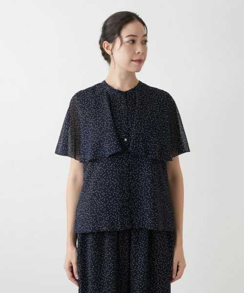 Leilian PLUS HOUSE / レリアンプラスハウス シャツ・ブラウス | ドットレイヤードブラウス【BOURGE】 | 詳細7