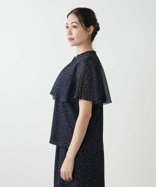 Leilian PLUS HOUSE / レリアンプラスハウス シャツ・ブラウス | ドットレイヤードブラウス【BOURGE】 | 詳細8