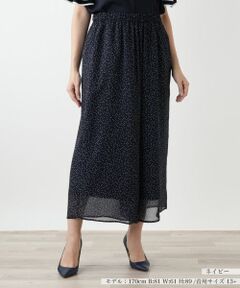Leilian PLUS HOUSE / レリアンプラスハウス その他パンツ | ドットフレアパンツ【BOURGE】