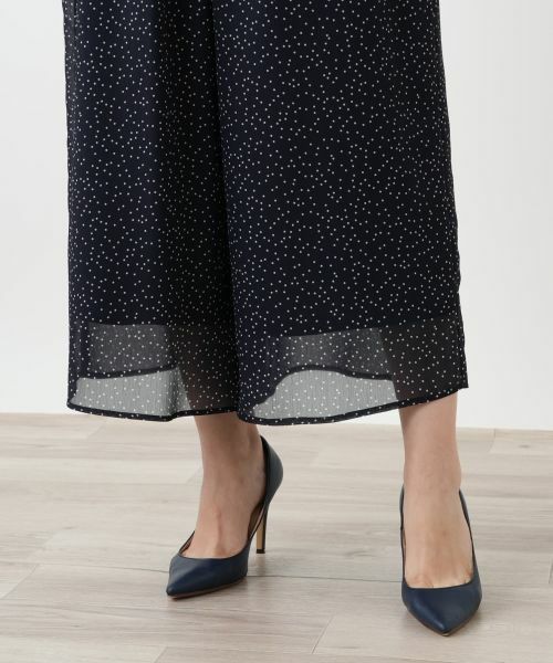 Leilian PLUS HOUSE / レリアンプラスハウス その他パンツ | ドットフレアパンツ【BOURGE】 | 詳細11