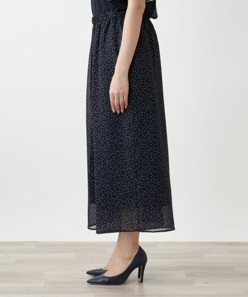 Leilian PLUS HOUSE / レリアンプラスハウス その他パンツ | ドットフレアパンツ【BOURGE】 | 詳細8