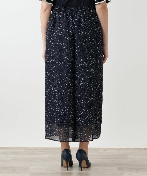 Leilian PLUS HOUSE / レリアンプラスハウス その他パンツ | ドットフレアパンツ【BOURGE】 | 詳細9