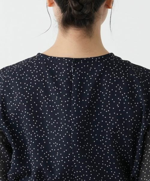 Leilian PLUS HOUSE / レリアンプラスハウス ドレス | ドットフレアワンピース【BOURGE】 | 詳細12