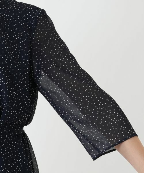 Leilian PLUS HOUSE / レリアンプラスハウス ドレス | ドットフレアワンピース【BOURGE】 | 詳細13