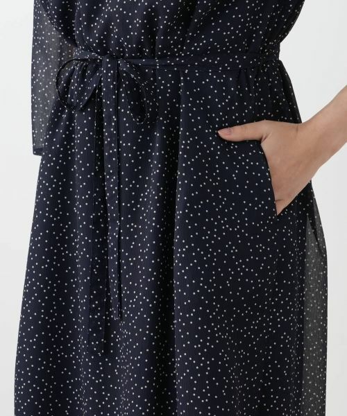 Leilian PLUS HOUSE / レリアンプラスハウス ドレス | ドットフレアワンピース【BOURGE】 | 詳細14
