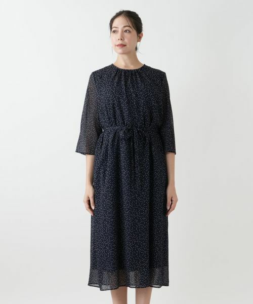 Leilian PLUS HOUSE / レリアンプラスハウス ドレス | ドットフレアワンピース【BOURGE】 | 詳細8